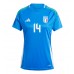 Maillot de foot Italie Federico Chiesa #14 Domicile vêtements Femmes Europe 2024 Manches Courtes